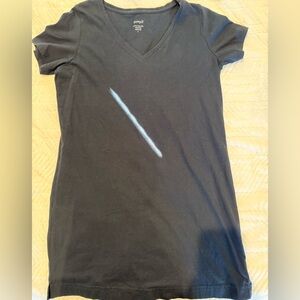 PureJill j Jill cotton t/shirt dress  Blac